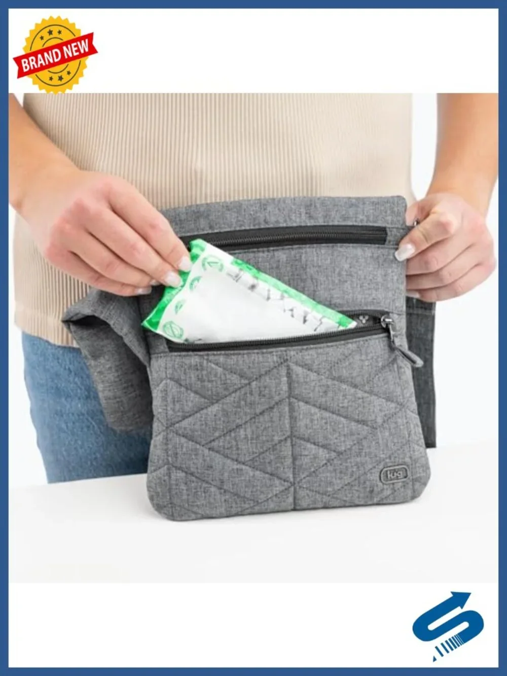 Lug Skipper Crossbody Bag Polyester RFID